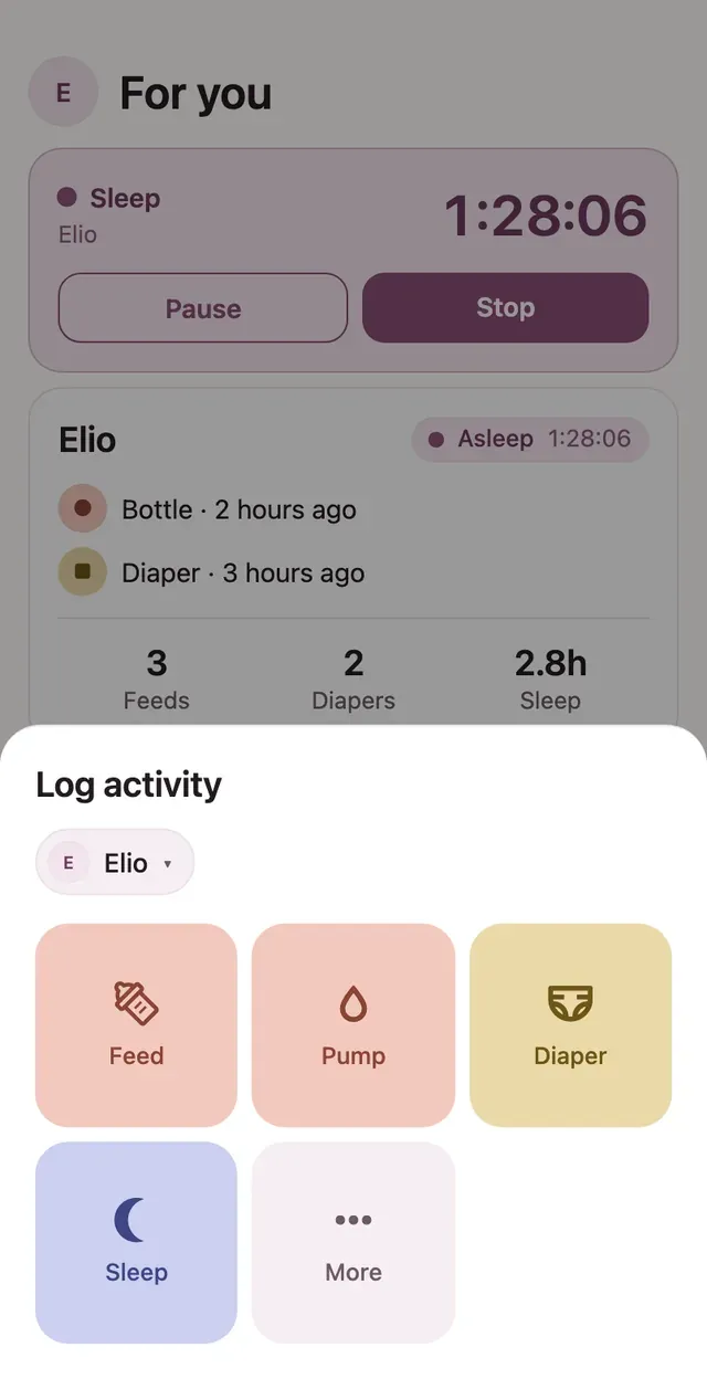 Log in two taps — lindly